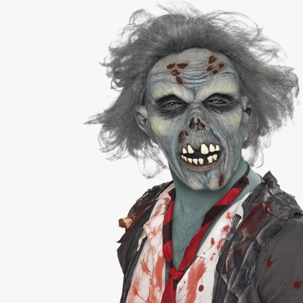 Masque Réaliste D’agneau – Élastique – Blanc – Pour Halloween Et Carnaval – Enfant